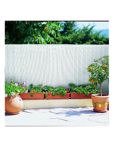 Canisse plastique double faces - L.3,00 x H.2,00 m - Blanc Green Way NC Occultation, canisse et treillage 2