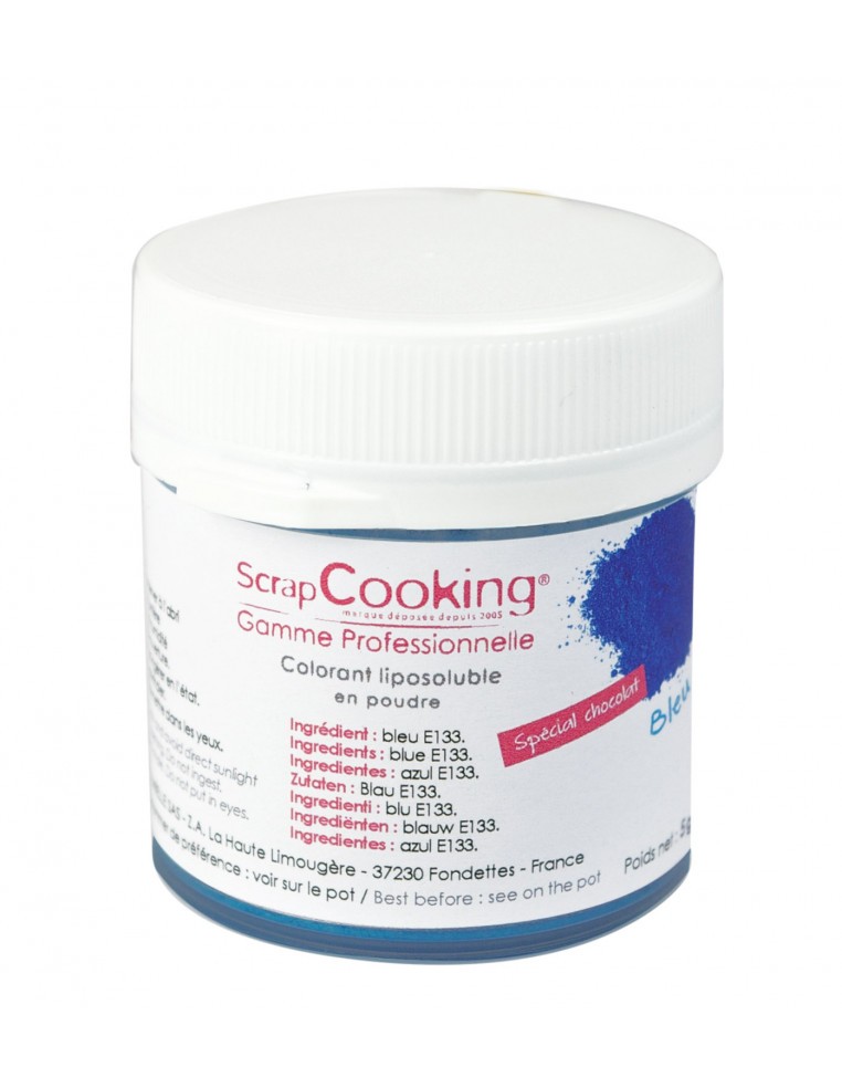 3 colorants liposolubles en poudre ScrapCooking Préparation sucrée