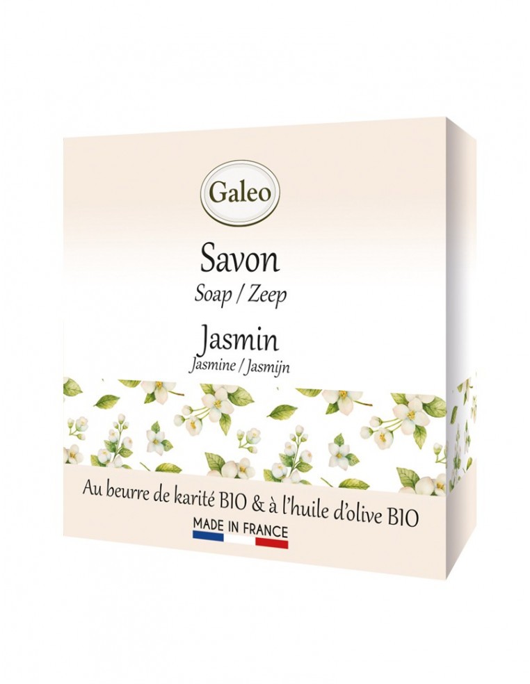 Savon au beurre de karité et huile d'olive Bio GALEO Soin corps et visage