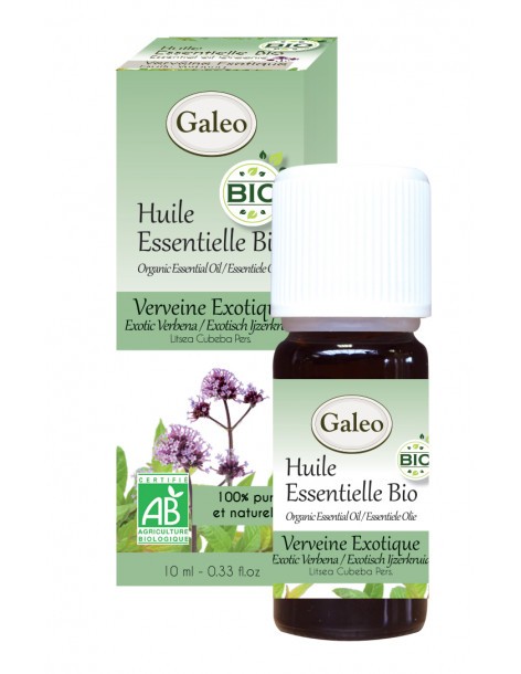 Huile essentielle Bio - Verveine exotique GALEO  Huile essentielle