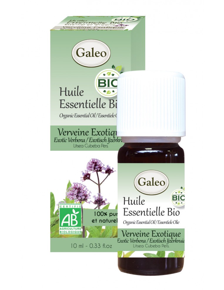 Huile essentielle Bio - Verveine exotique GALEO  Huile essentielle