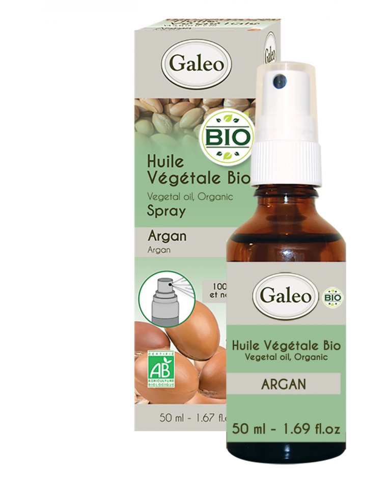 Huile végétale Bio - Argan GALEO  Diffuseur de parfum