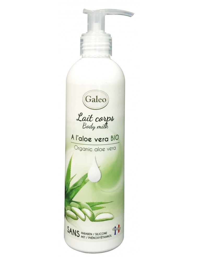 Lait corps à "l'aloe vera Bio" GALEO  Soin corps et visage