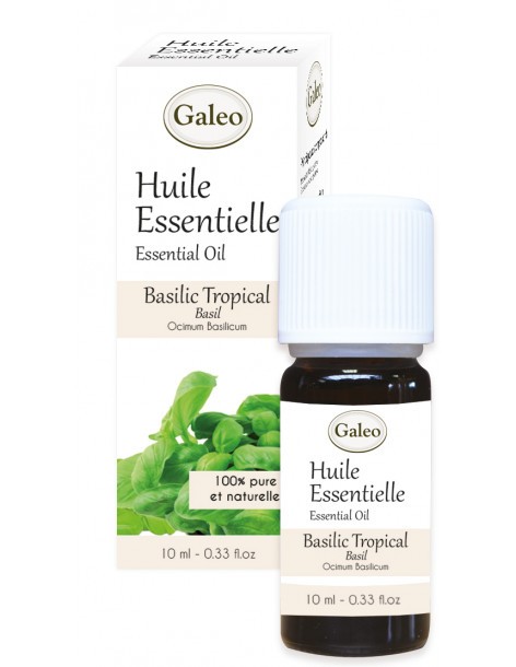 Huile essentielle - Basilic Tropical GALEO  Huile essentielle