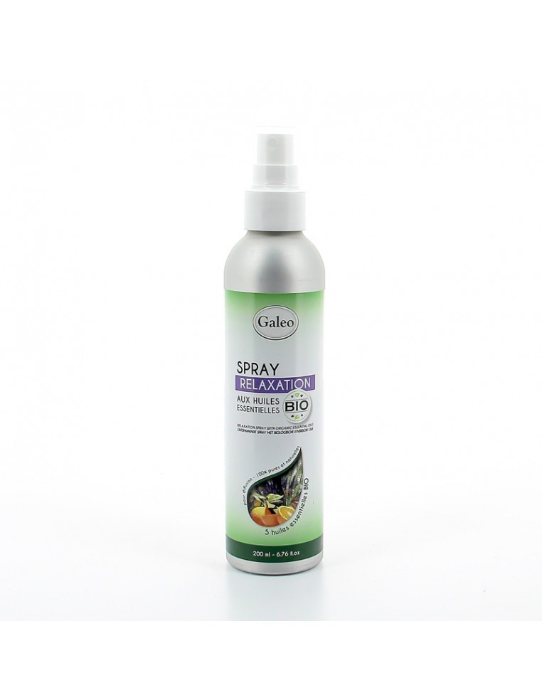 Spray relaxation aux huiles essentielles Bio GALEO  Huile essentielle