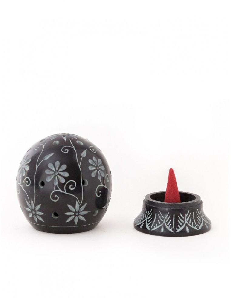 Support encens boule stéatite GALEO  Encens