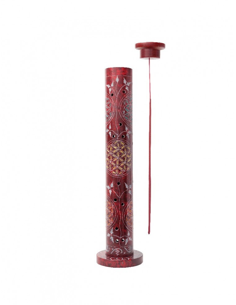 Support encens colonne stéatite GALEO  Encens