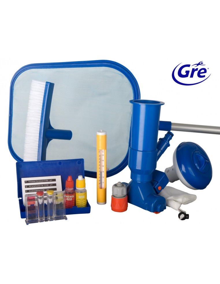 Kit de nettoyage - Piscine autoportante - Gré Gré Nettoyage piscine et spa