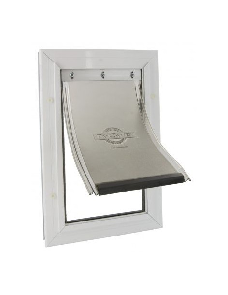Porte Staywell® cadre aluminium blanc Petsafe Chatière