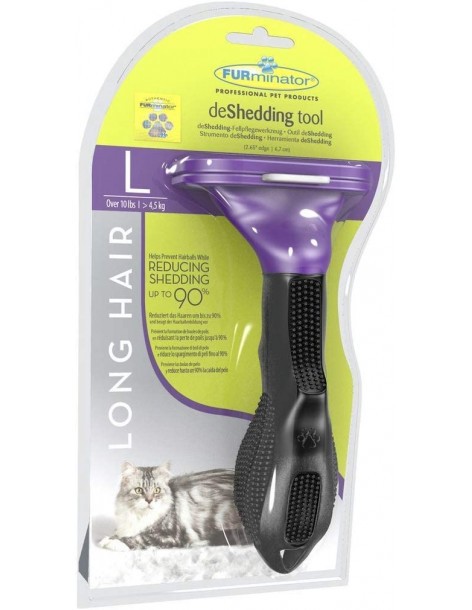 Brosse Furminator chat poils longs L Furminator Soins de toilettage 2
