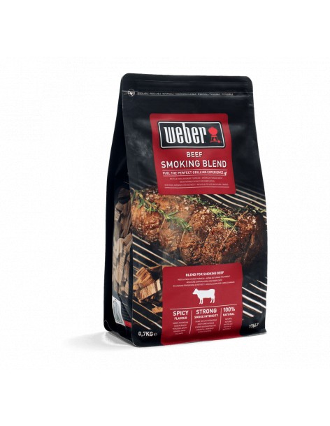 Mélange de copeaux de bois pour Boeuf - 0,7 kg pour fumage au barbecue - Weber Weber Charbons et allume-feux