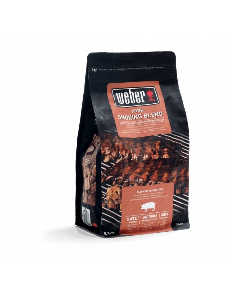 Mélange de copeaux de bois pour porc 0,7kg pour fumage au barbecue - Weber Weber Charbons et allume-feux