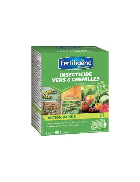 Insecticide Biologique Vers et Chenilles UAB 30 gr - Fertiligène Fertiligène Insecticide naturel