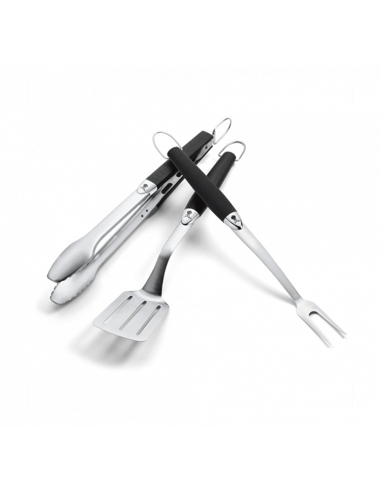 Kit de 3 ustensiles Premium - Weber Weber Accessoires barbecue et plancha