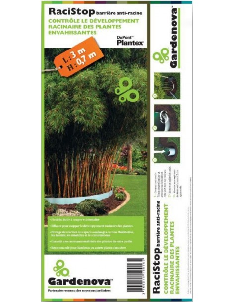 Nappe Anti-Racines - "RACISTOP" Gardenova Film, toile de paillage et nappe anti-herbe