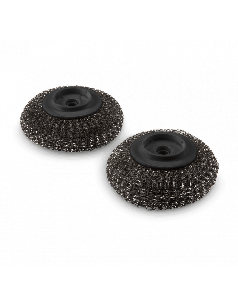 lot de 2 recharges pour éponge métallique - Weber Weber Housse et entretien barbecue et plancha