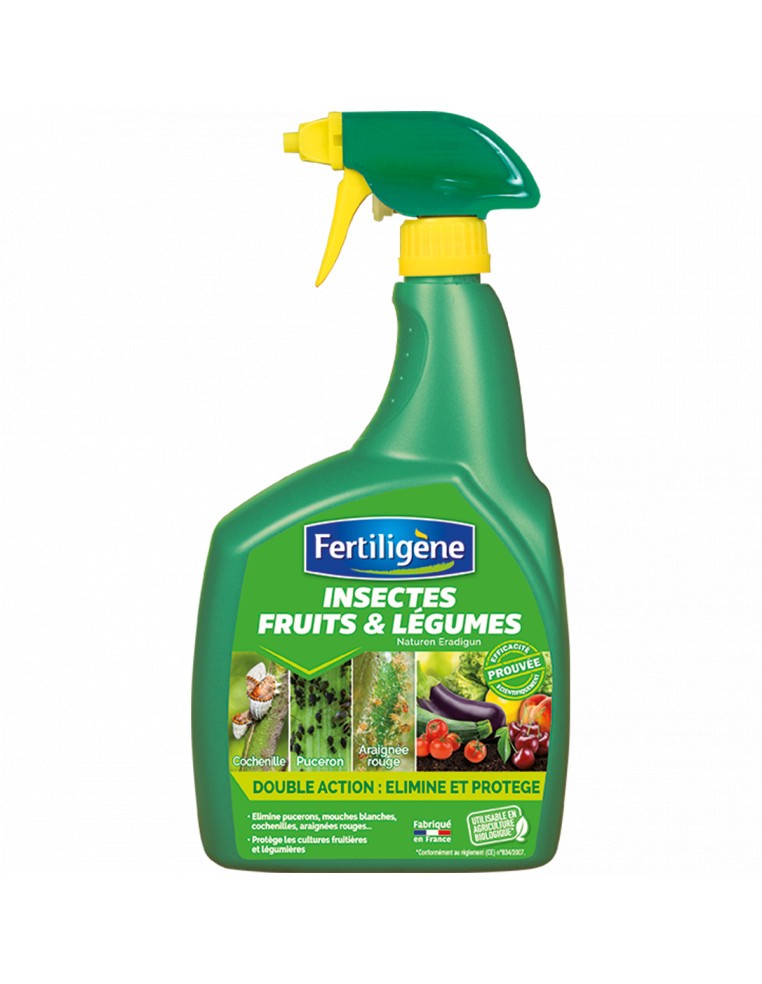 Traitement Insectes Fruits et Légumes UAB 800 ml - Fertiligène Fertiligène Insecticide naturel