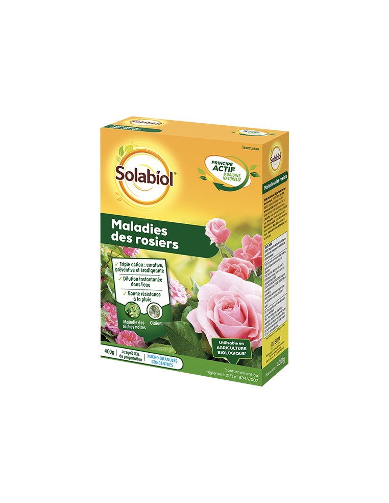 Traitement contre maladies des rosiers - Solabiol Solabiol Soin des plantes