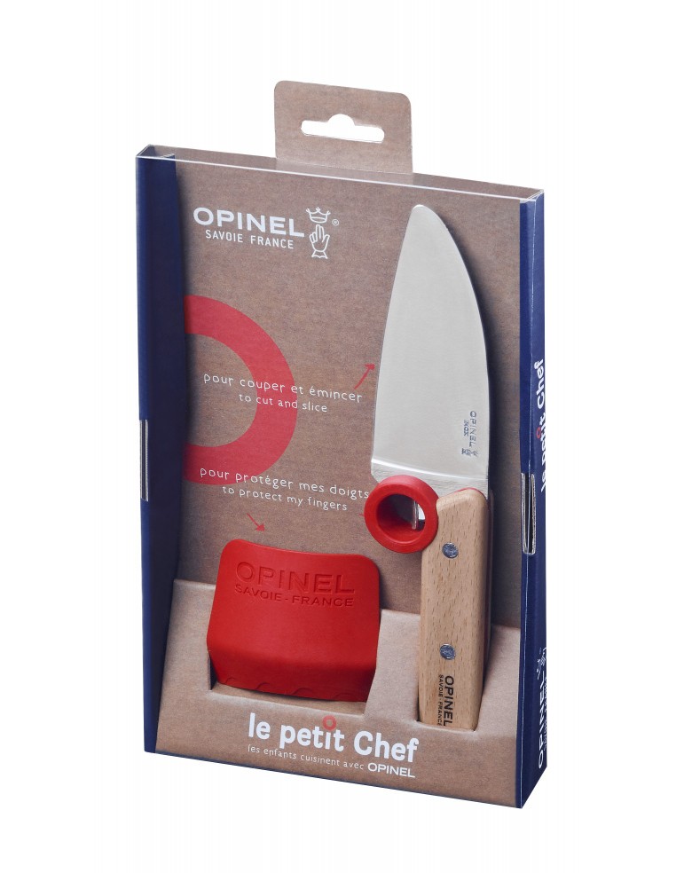 Couteau + Protège doigts Opinel - Le Petit Chef Opinel Arts de la table