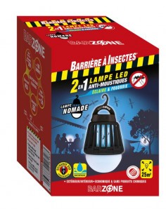 Barrière à insectes lampe led anti-moustique - BARZONE  Anti-nuisible