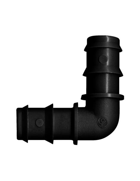 Coude cannelé Ø16mm x 10 Aquaflow Goutte à goutte