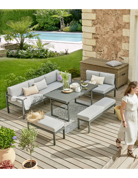 Salon de repas "Family" - ECLOZ Estivalier Salons de jardin