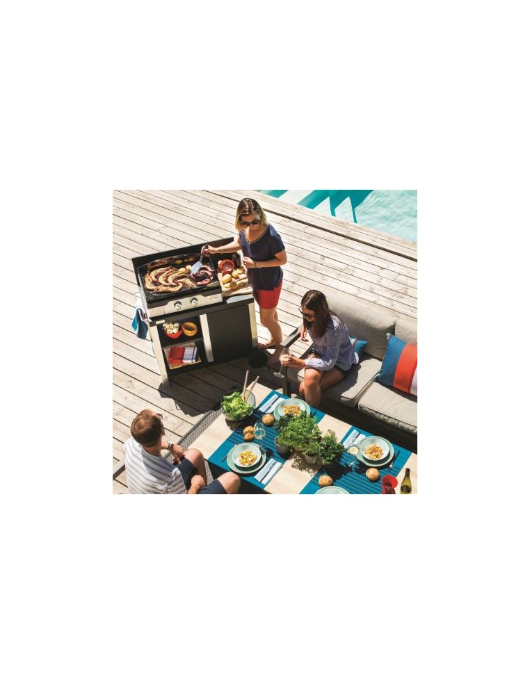 Plancha à gaz "Signature Allure 260 Duo" Le Marquier Planchas