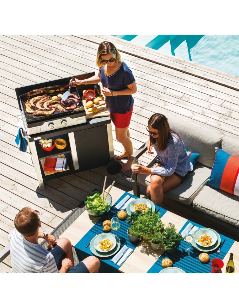 Plancha à gaz "Signature Allure 260 Duo" Le Marquier Planchas