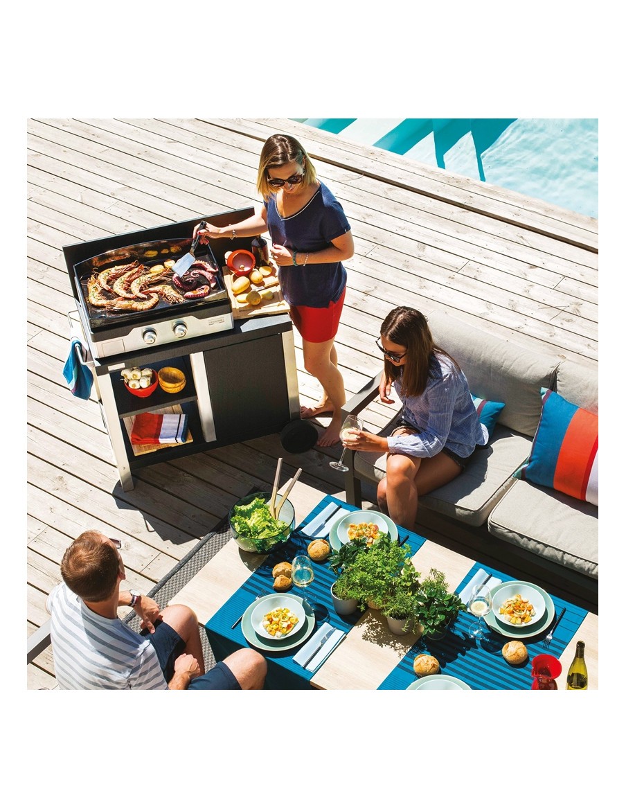 Plancha à gaz "Signature Allure 260 Duo" Le Marquier Planchas