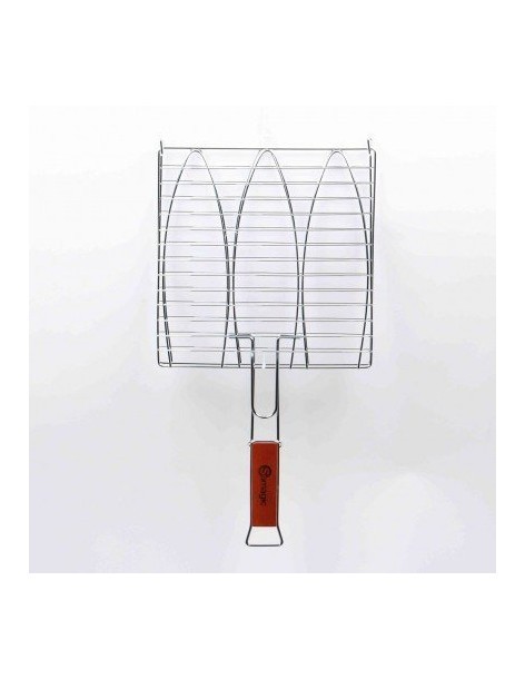 Grille double à poisson Somagic barbecue Accessoires barbecue et plancha