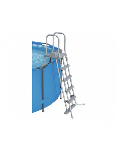 Echelle 2 x 4 marches - Pour piscine H 1.32 m - Bestway BestWay Accessoires pour piscines hors-sol