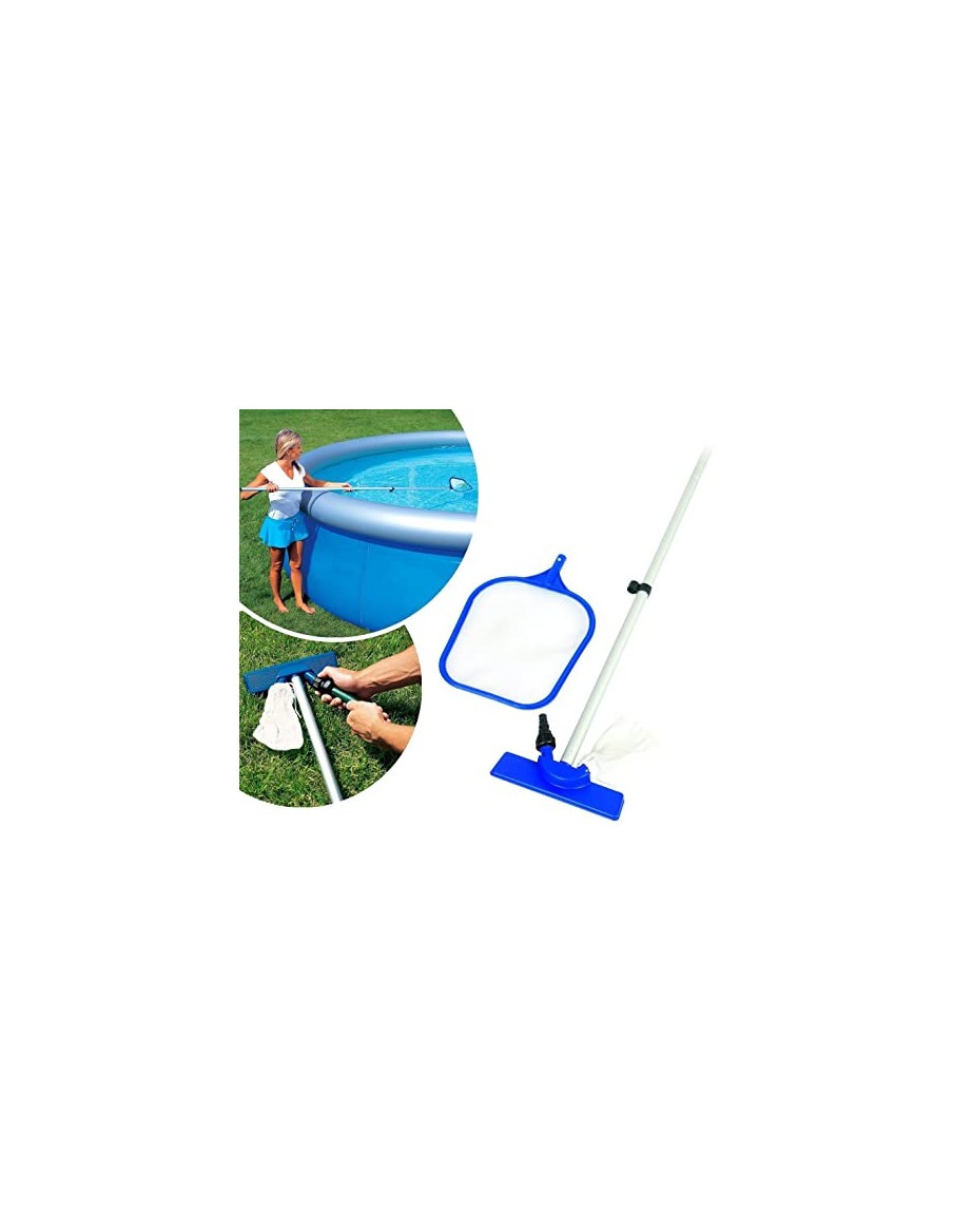 Kit épuisette + tête d'aspirateur - Ø 244/ 305/ 366 cm - Bestway BestWay Nettoyage piscines & spas