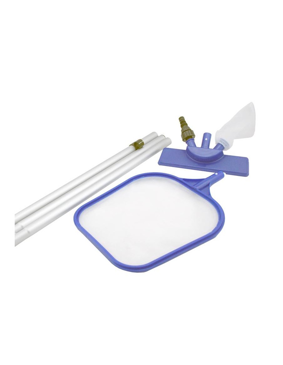 Kit épuisette + tête d'aspirateur - Ø 244/ 305/ 366 cm - Bestway BestWay Nettoyage piscines & spas