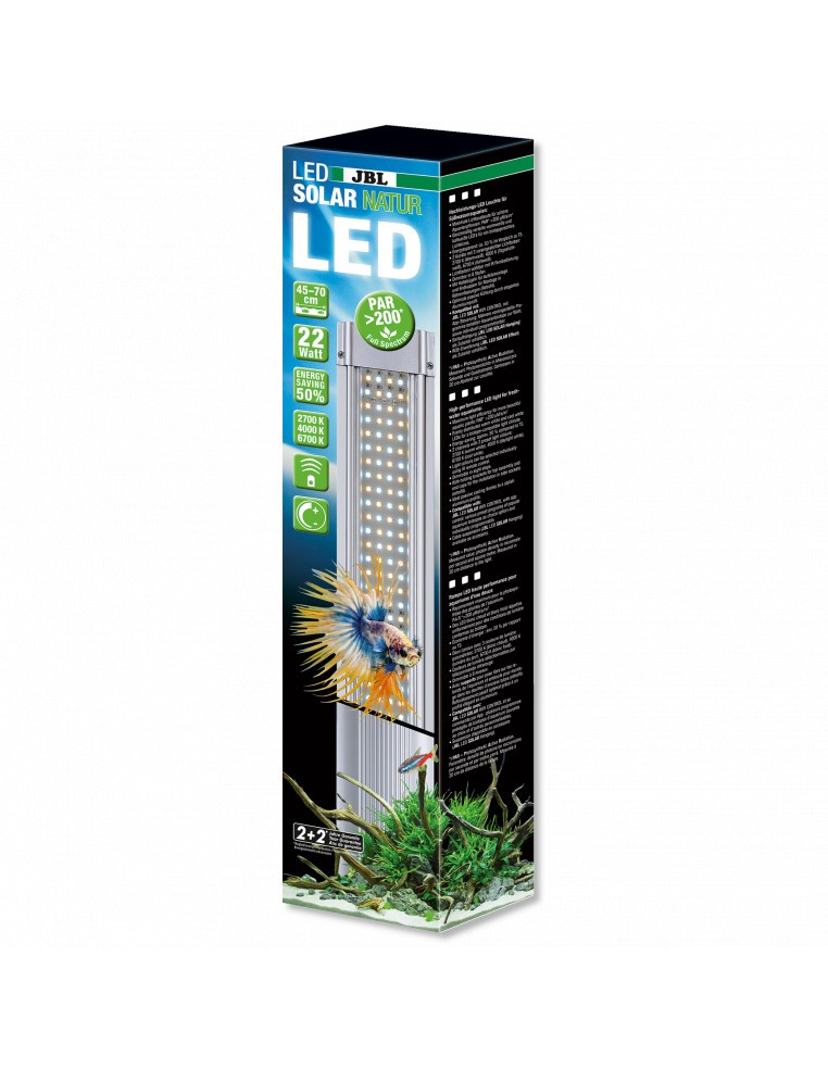 Lampe LED pour aquarium - JBL Solar Natur 44 Watts  Eau douce et eau de mer
