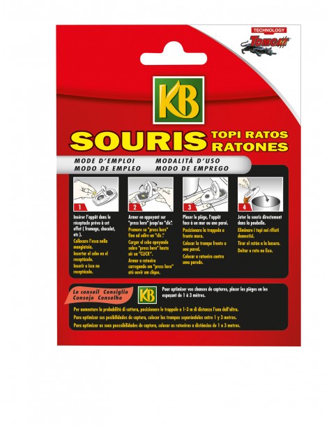 Pièges à souris réutilisables x2 - KB KB Anti-nuisible naturel 2