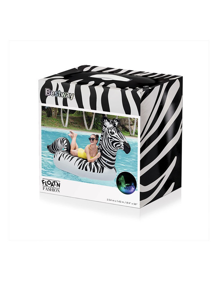 Bouée XL Zèbre avec LED - Bestway BestWay Baignade & jeu de piscine