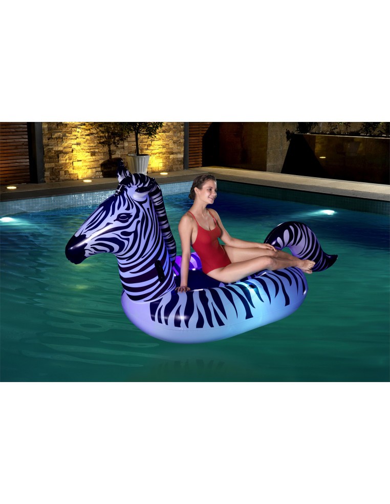 Bouée XL Zèbre avec LED - Bestway BestWay Baignade & jeu de piscine
