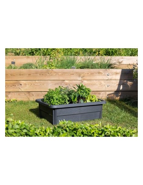 Espace potager Végétable L.80 cm Eda plastiques Carré potager en plastique 2