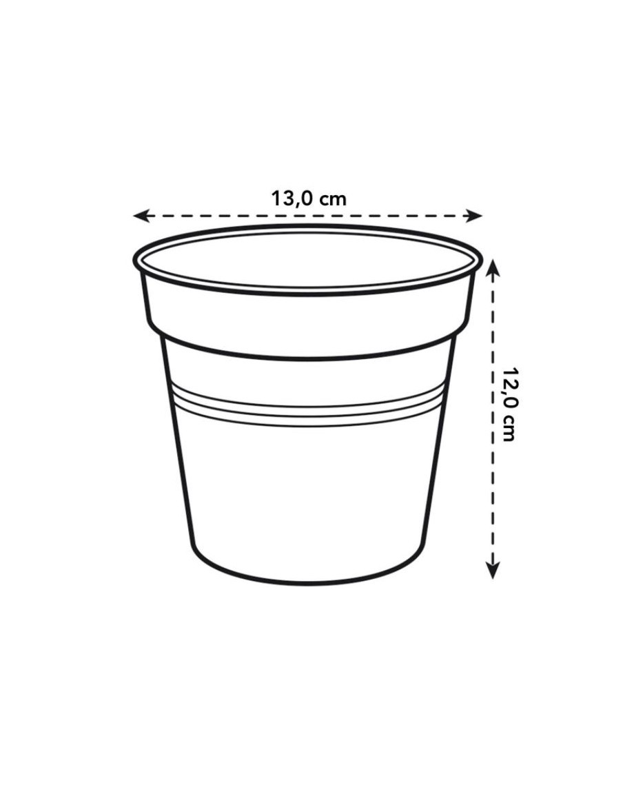 Pot pour orchidée Green basics Elho Pot et bac en plastique rond