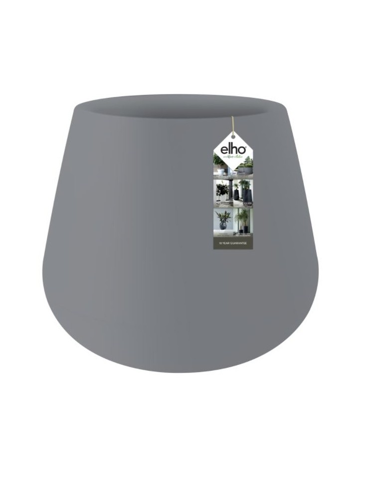 Pot Pure Cone Concrete - Elho Elho Pot et bac en plastique rond