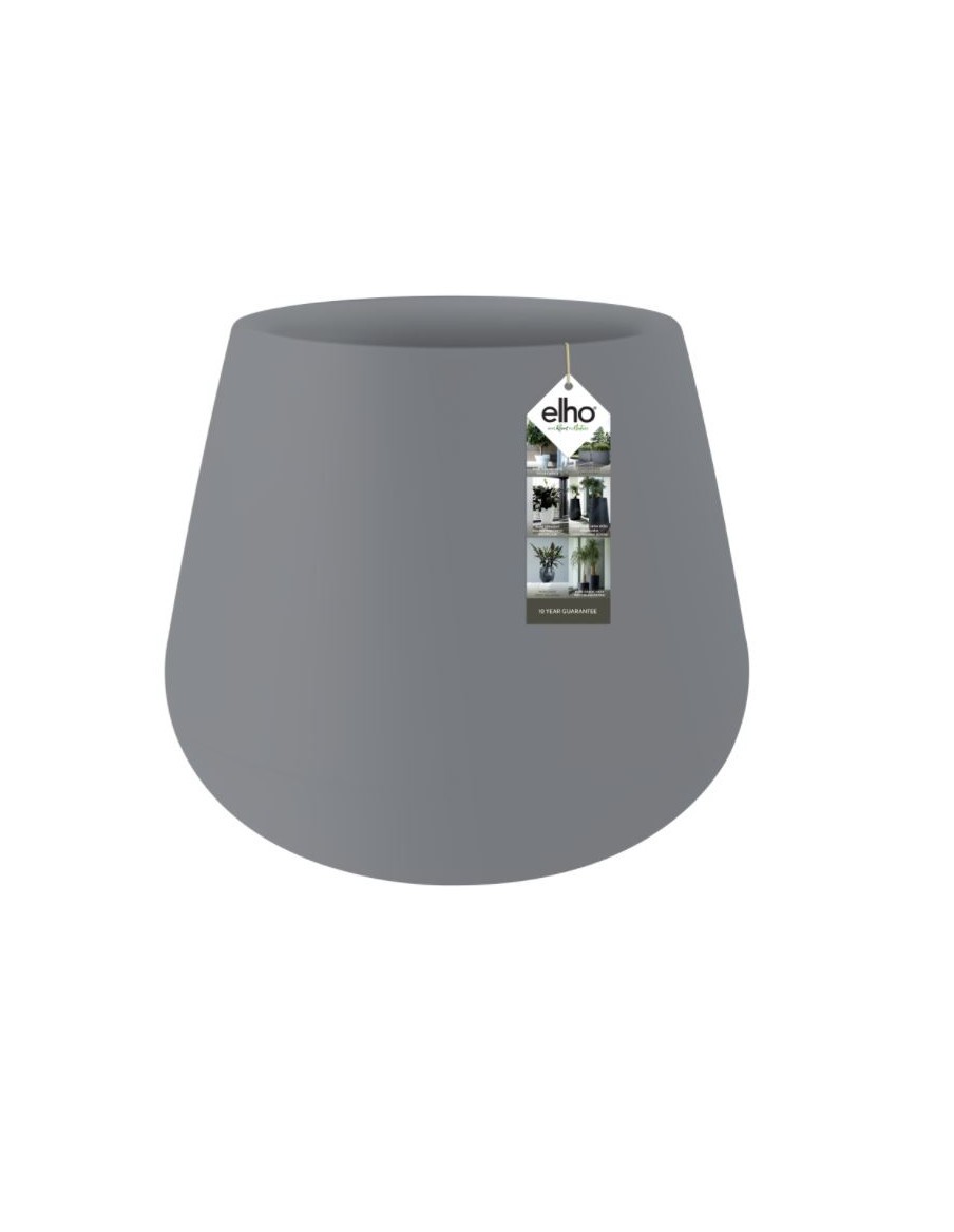 Pot Pure Cone Concrete - Elho Elho Pot et bac en plastique rond