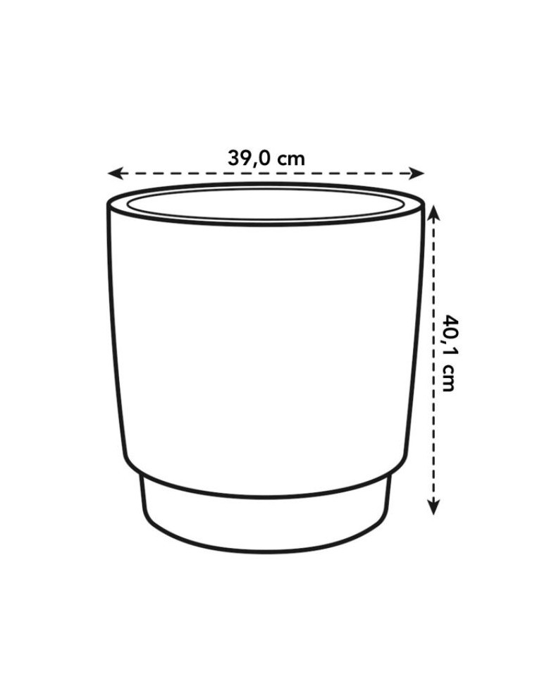 Pot Pure Grade - Elho Elho Pot et bac en plastique rond