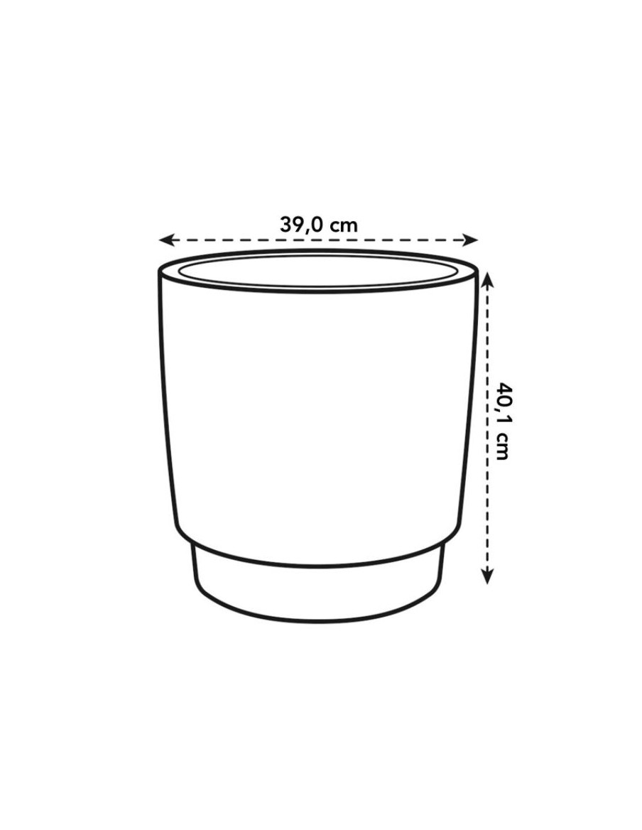 Pot Pure Grade - Elho Elho Pot et bac en plastique rond