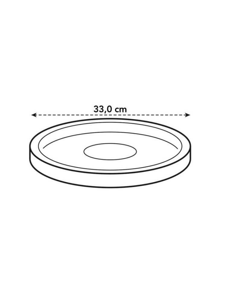 Pure Saucer - Elho Elho Pot et bac en plastique rond