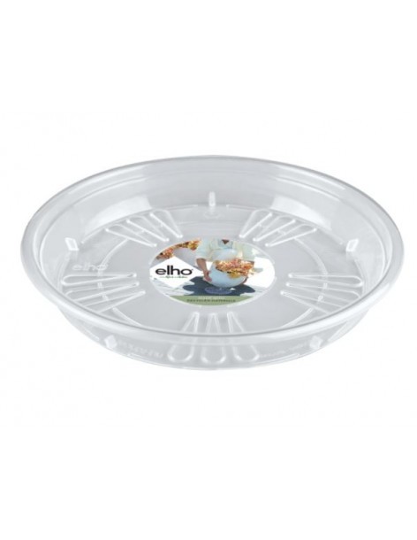 Uni-soucoupe ronde transparente Elho Soucoupe pour pot et bac en plastique 2