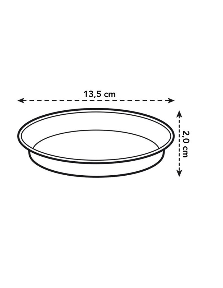 Soucoupe pour orchidée Green Basics Elho Soucoupe pour pot et bac en plastique