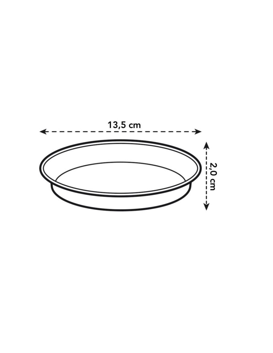 Soucoupe pour orchidée Green Basics Elho Soucoupe pour pot et bac en plastique