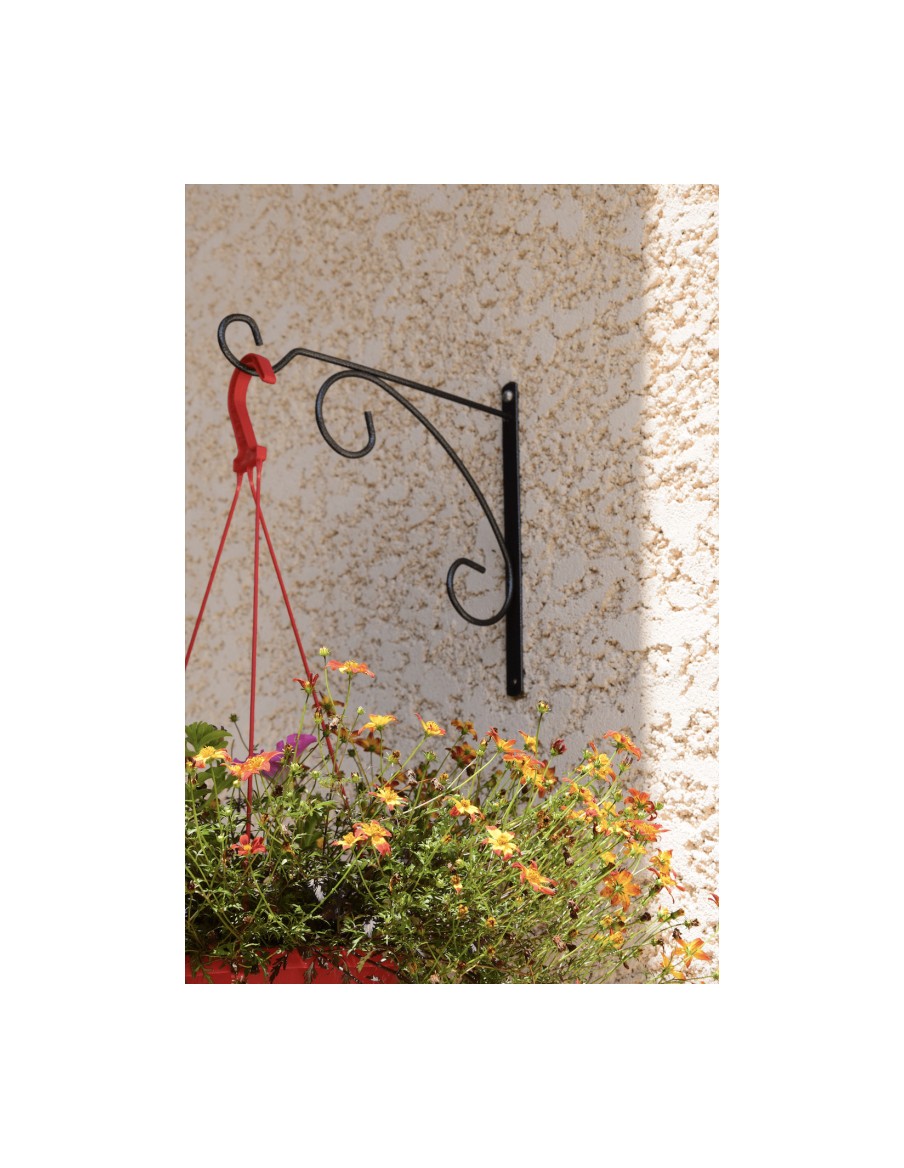 Potence en fer rond Louis Moulin Porte pot