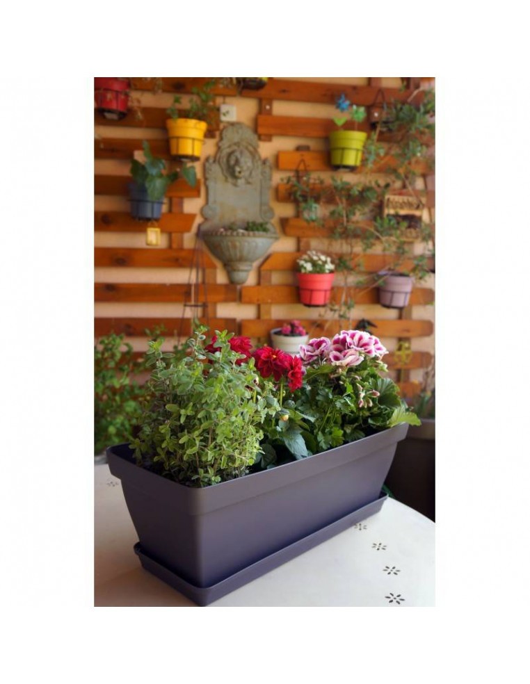 Jardinière Roméo Poétic Jardin Jardinière en plastique