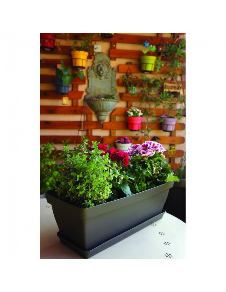 Jardinière Roméo Poétic Jardin Jardinière en plastique